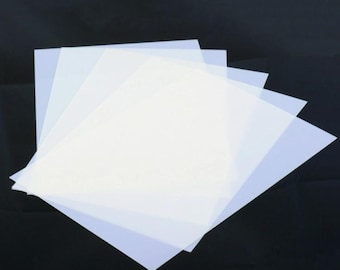 50 A4 Mylar Stencil Sheets: 125 Micron Laser Proof Craft Sheets