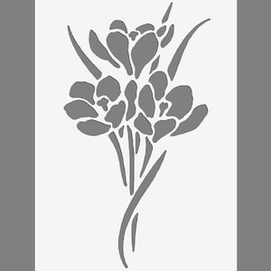 Shabby Chic French Vintage Floral Stencils in A3/A4/A5 sheet sizes 190 micron (#F14) Painting Airbrush Decor