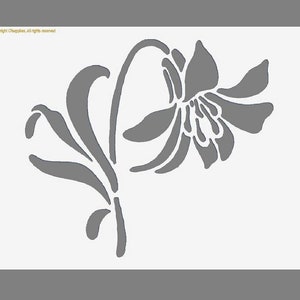 Shabby Chic French Vintage Floral Stencils in A3/A4/A5 sheet sizes 190 micron (#F10) Painting Airbrush Decor