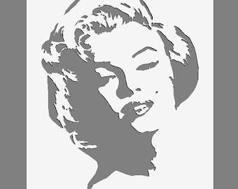 Stencils Pop Icon em tamanhos de folha A3/A4/A5, mais grossos, 190 mícrons, reutilizáveis (#1)Pintura, decoração com aerógrafo
