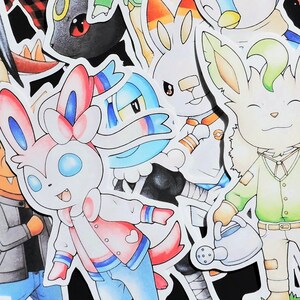 Poke Crossing Sticker Pack