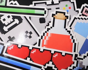 Pixel Gamer Sticker Pack