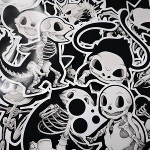 Skeletal Mons Sticker Pack