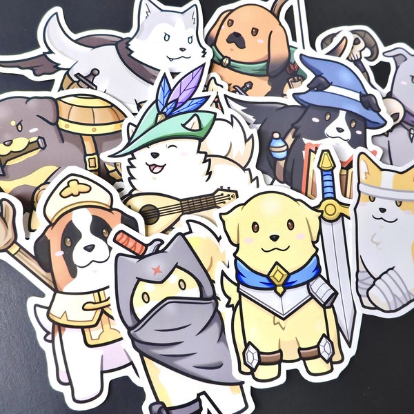 Dungeon Doggos Sticker Pack