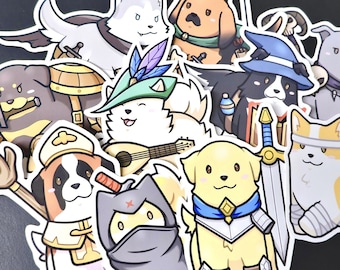 Dungeon Doggos Sticker Pack