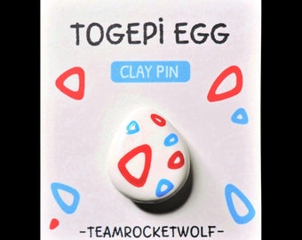 Togepi Egg Clay Pin