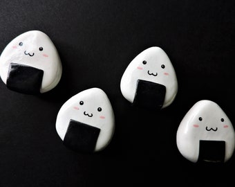 Cute Onigiri Clay Magnets