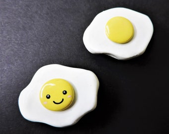 Cute Egg Clay Magnets