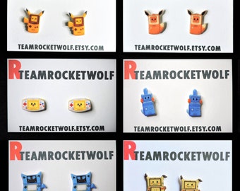 Poke Console Earrings