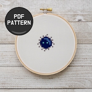 Stardew Valley Dust Sprite Cross Stitch Pattern