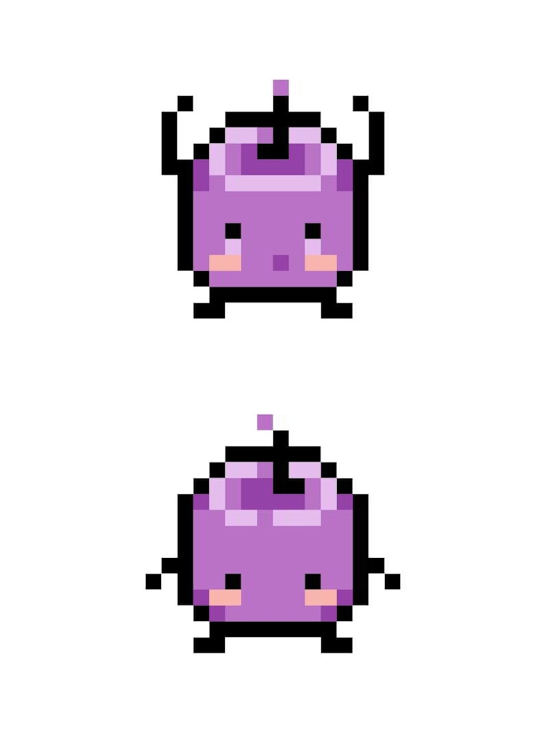 Stardew Valley Purple Junimo Sprite Cross Stitch Pattern (2 Poses) - Etsy
