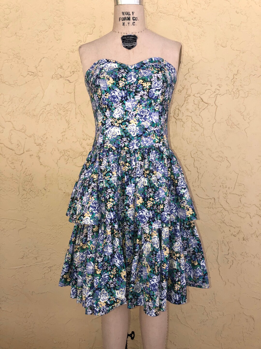 Vintage LAURA ASHLEY Dress Summer Floral Dress Summer Resort - Etsy