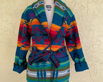 Pendleton Jacket Pendleton Coat Vintage Pendleton Wool Southwestern Western Aztec Country Western American Native Indian