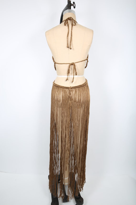 Macrame Artisian Handmade Dress Cover Up with Lon… - image 6
