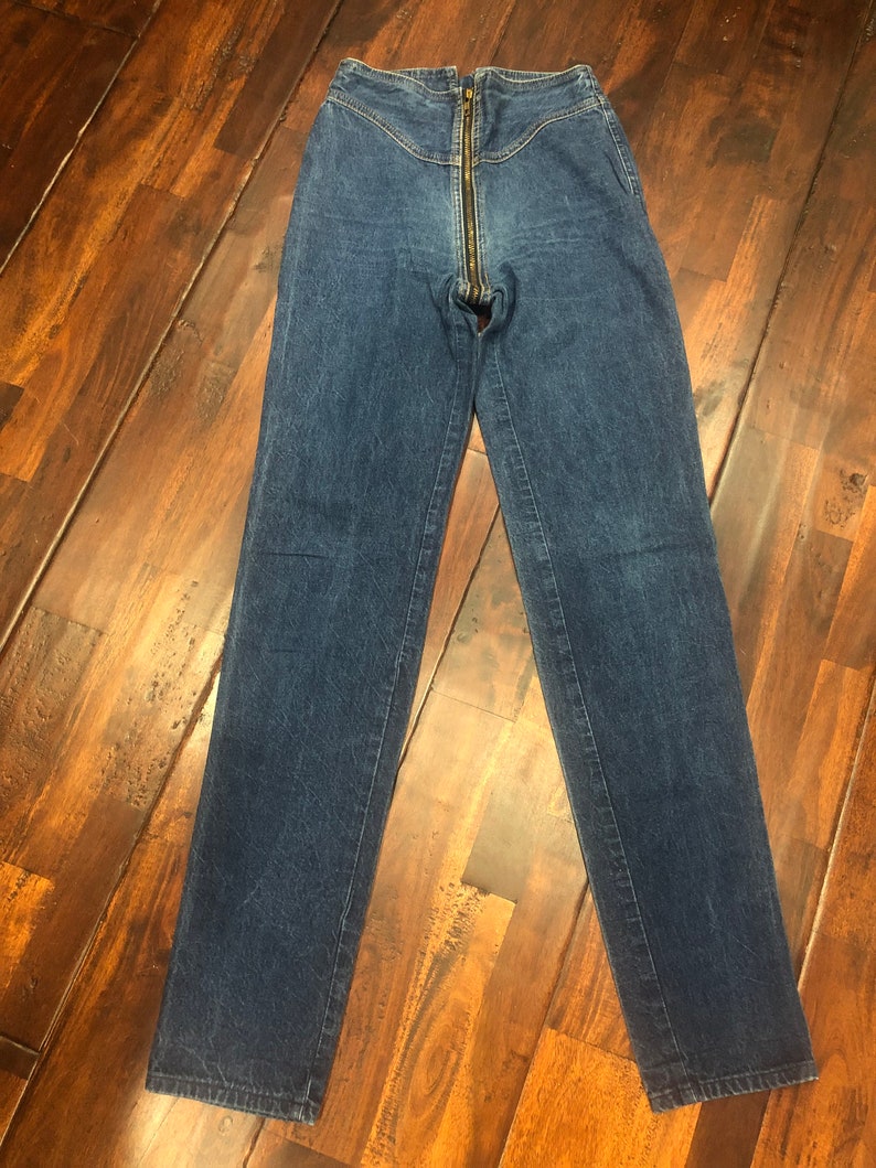 Vintage 80s 90s Rag City Blues Zip Around Jeans Blue Medium | Etsy