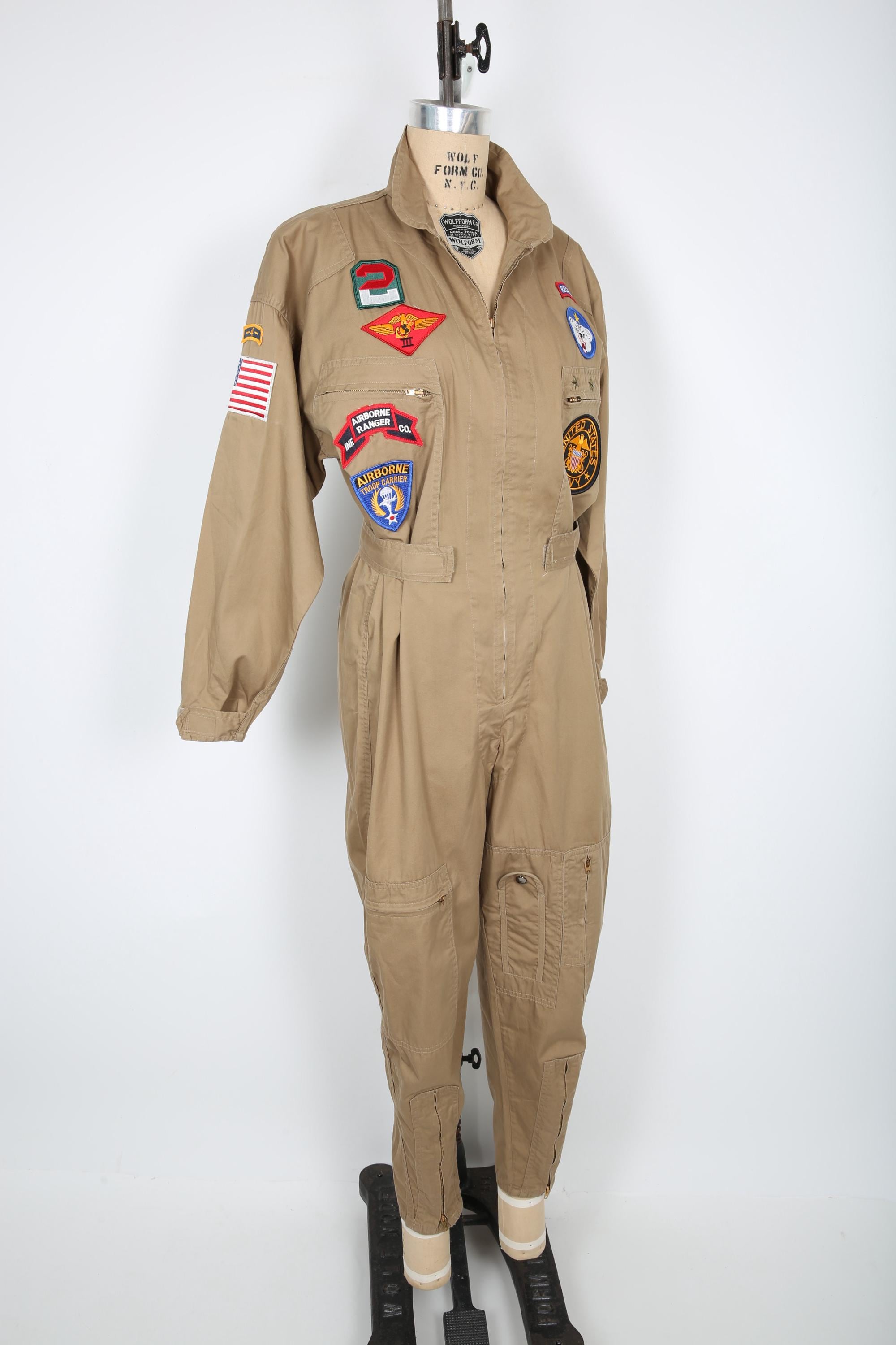 パンツ 1960s Vintage French Military Overall s-l400.jpg