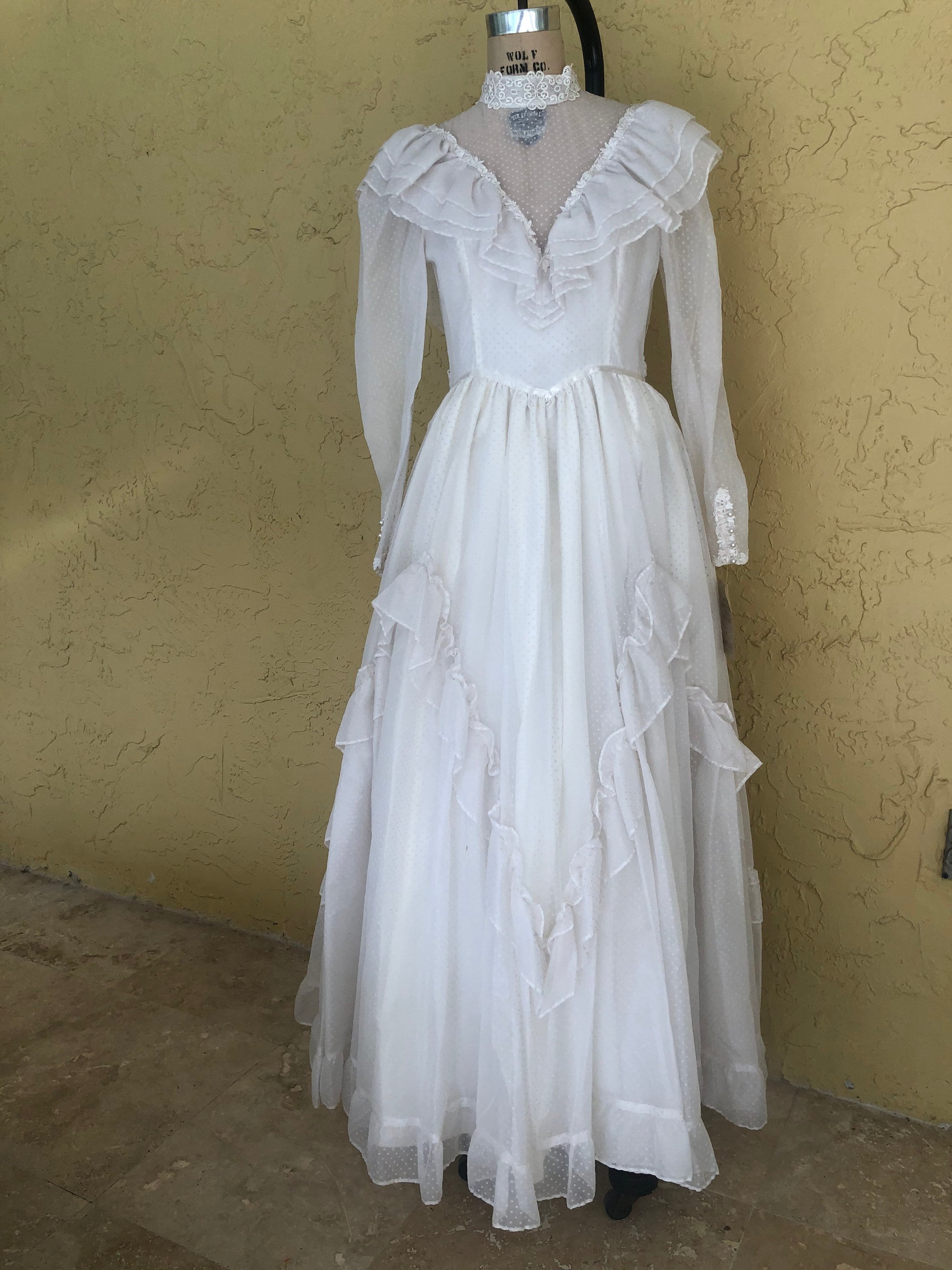 Gunne Sax Wedding Dress - Etsy
