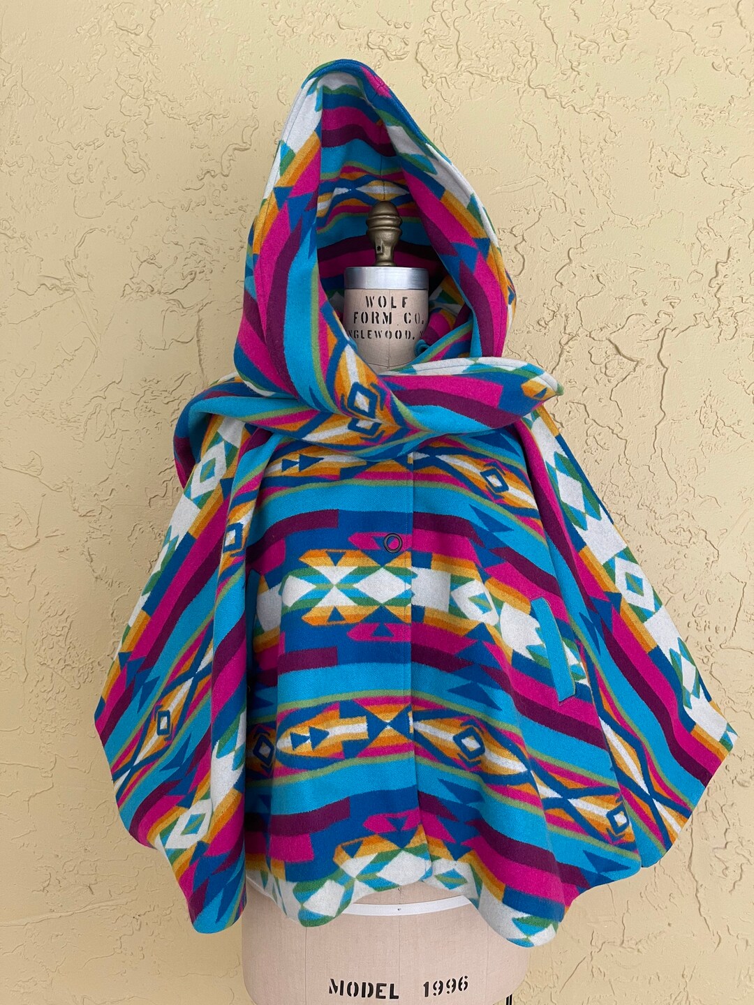 Lindsey Thornburg Cloak Pendleton Coat Pendleton Jacket Poncho Cape