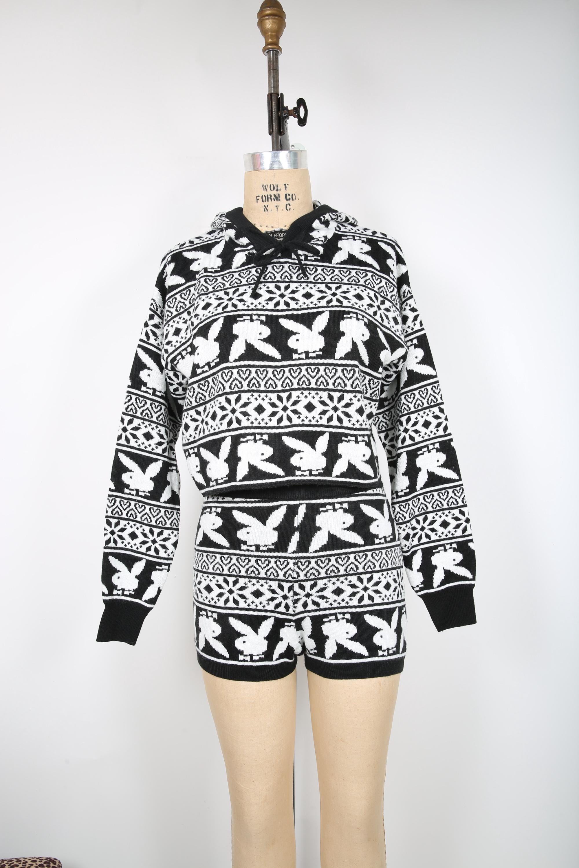 Knit Sweater Playboy Christmas Sweater Playboy Knitted Sweater UK