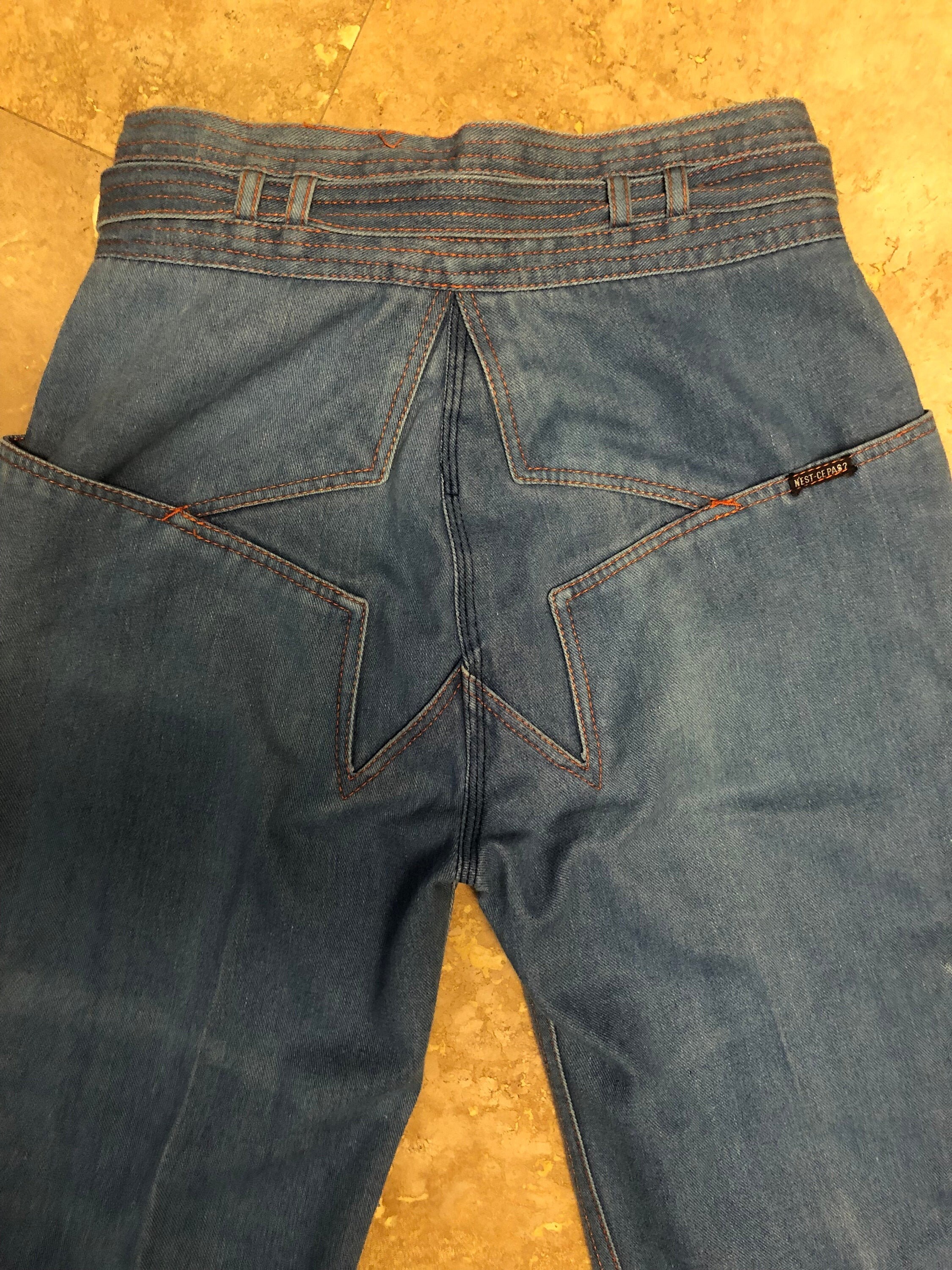 NOT FOR SALE N'est Ce Pas Star Jeans Vintage 70s Denim Jeans