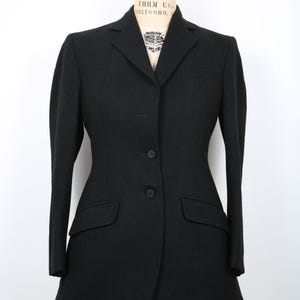 Black Wool Equestrian Correct Riding Apparel Cowgirl Jacket Dress Jacket Dressage Jacket Riding Jacket