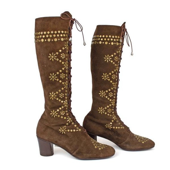 Vintage Jerry Edouard Vintage 60s Gogo Boots Brown