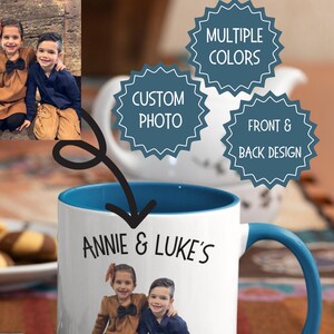Custom Photo Mug: Personalized Keepsake Gift for Mom & Grandma