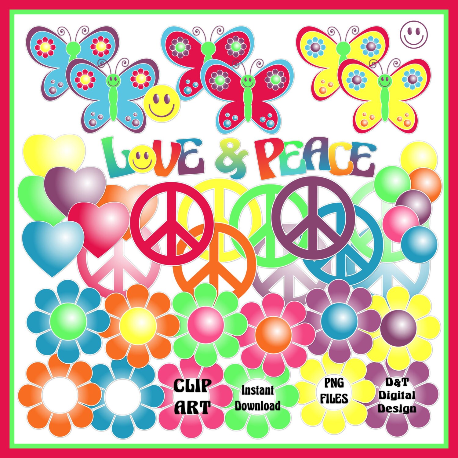 Free Free 113 Flower Power Hippie Flower Svg SVG PNG EPS DXF File