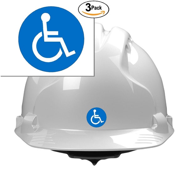 Handicap Blue Wheelchair (Set of 3) Stickers
