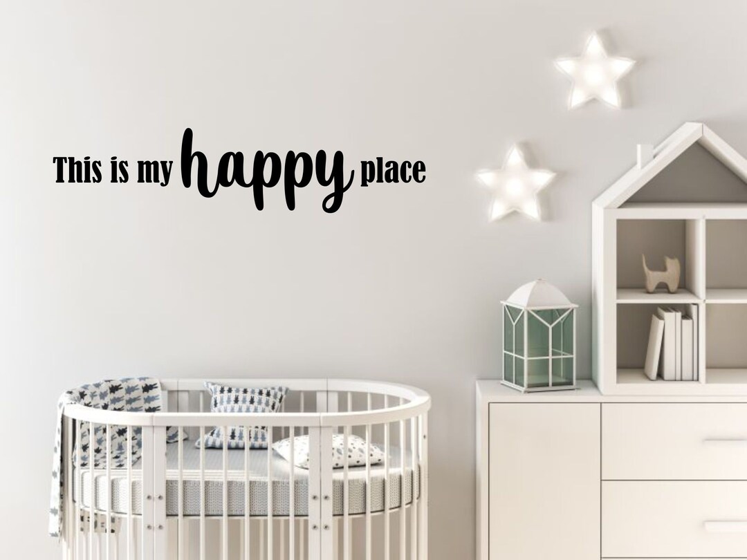 This is My Happy Place Wall Art Decal Design Etsy