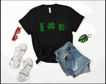 I HEART BEER funny St. Patrick's Day shirt