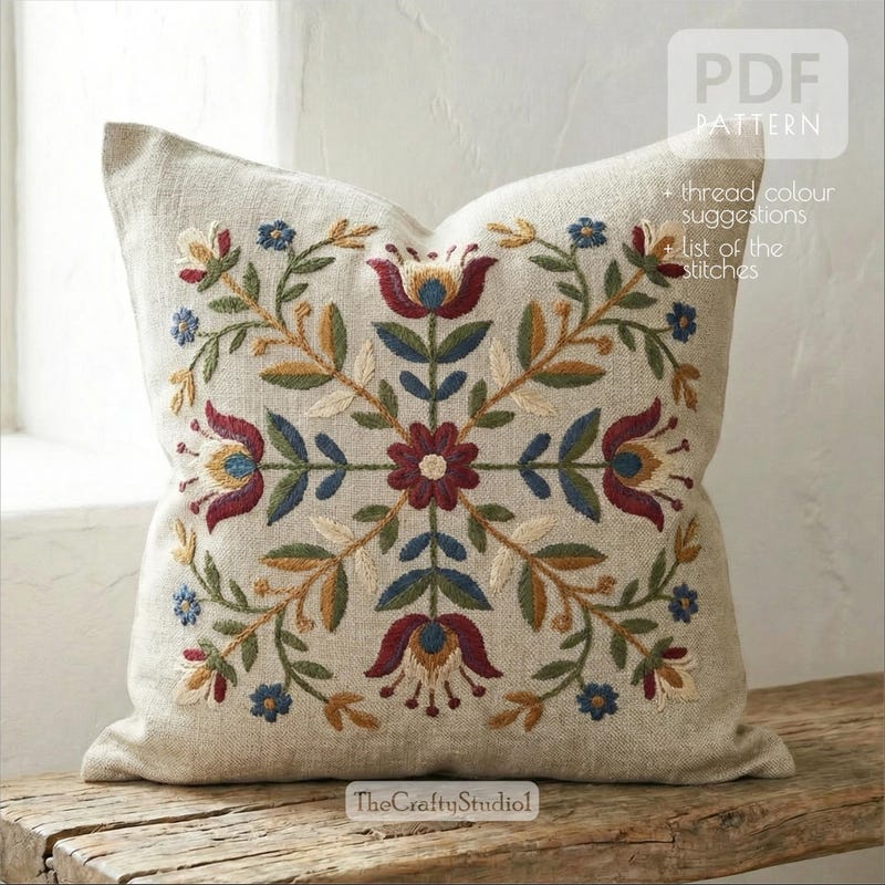 Folk Art Embroidery - Etsy UK