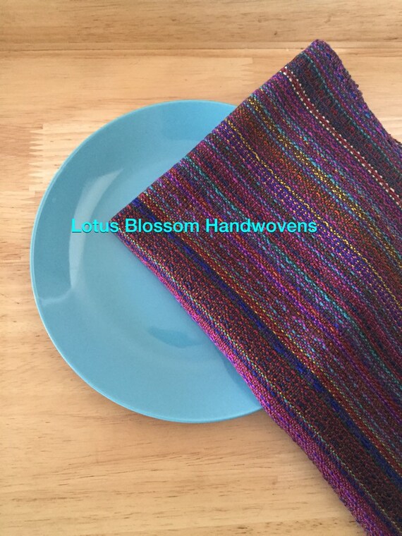 Handwoven kitchen towels colorful handwoven placemats Etsy