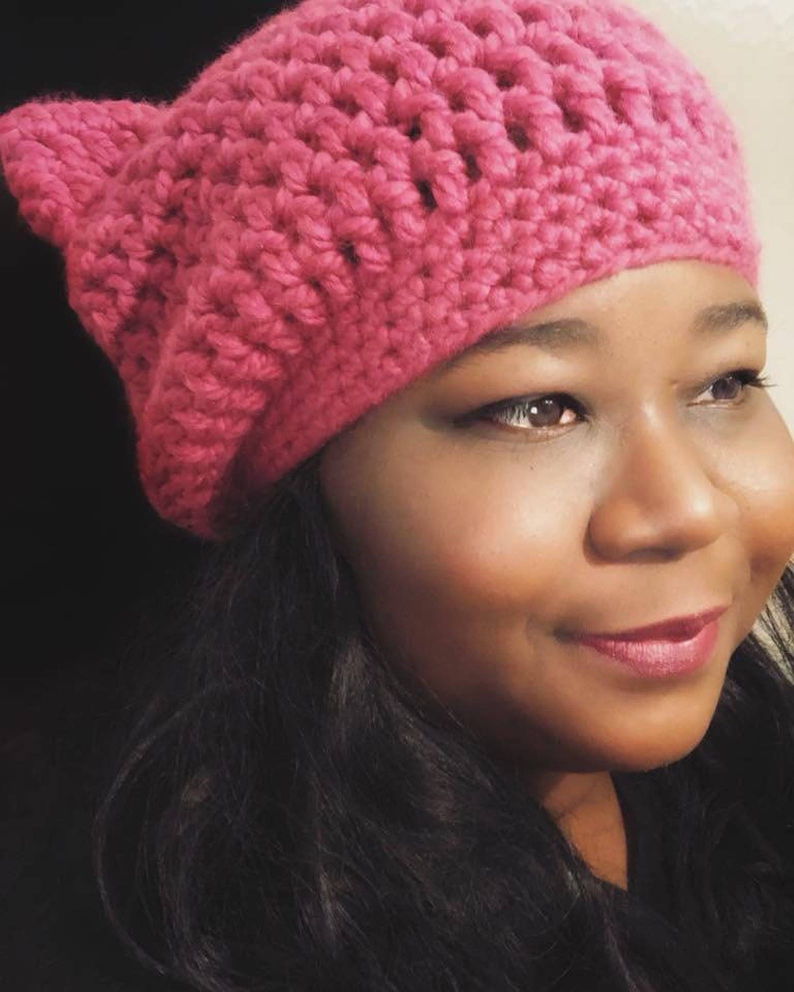 Women's March Hat Pink kitty hat resist hat feminism Etsy