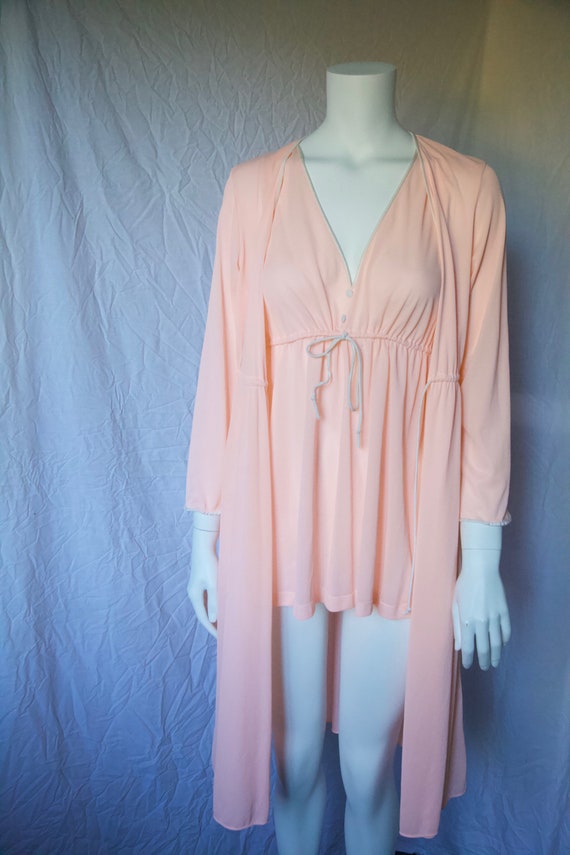 Vintage 1960s Pale Pink Very Short Baby Doll Night