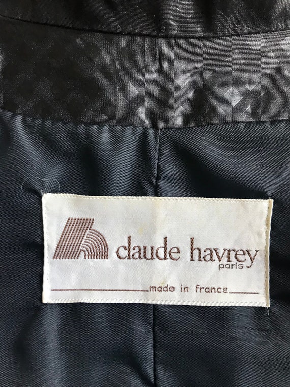 Vintage Claude Havrey Trench Coat Made in France … - image 3