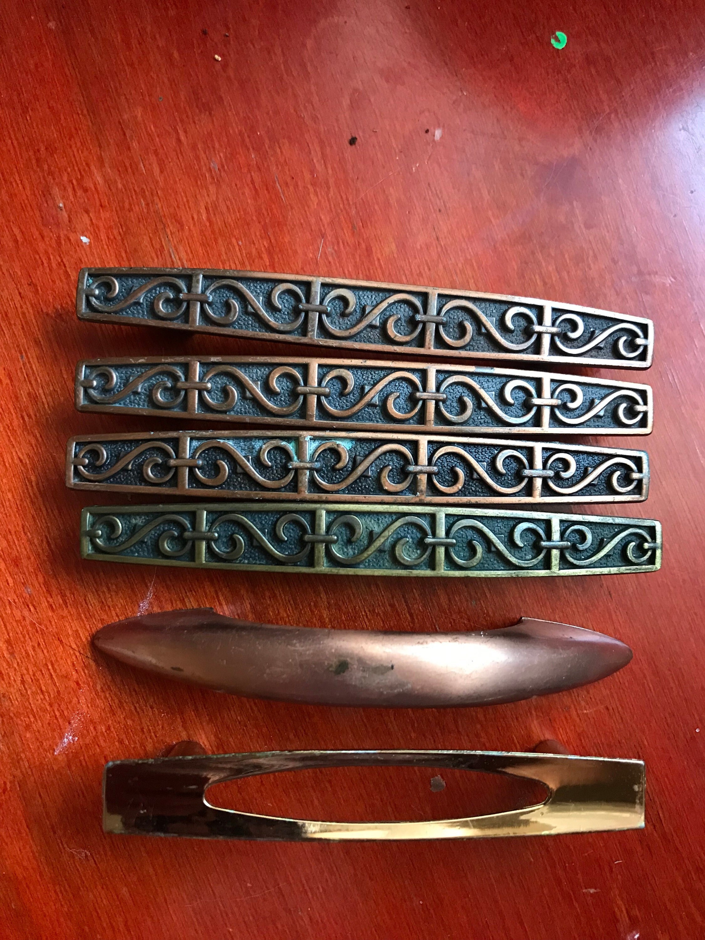 Chrome Drawer Pulls, 3 Pair, 6 pcs. Atomic Kitchen, Sellers