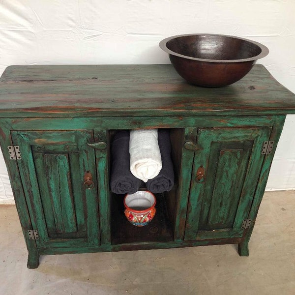 Reclaimed Wood Bathroom Vanity Etsy