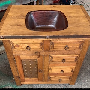 Rustic Bathroom vanity