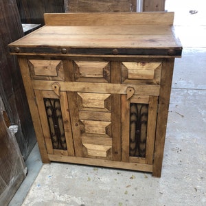 The Jean 60 Barnwood Vanity With Six Drawers