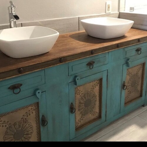 Rustic Bathroom Vanity Flora Laminosa Rustic Bathroom Vanity Flora Laminosa, Don Pio Rustic Reclaimed Wood Bathroom Vanity Unit