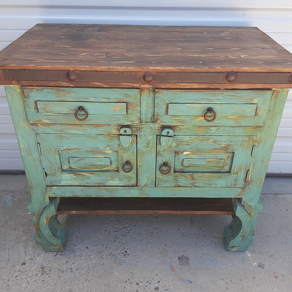 Rustic Mexican Bathroom Vanity Etsy