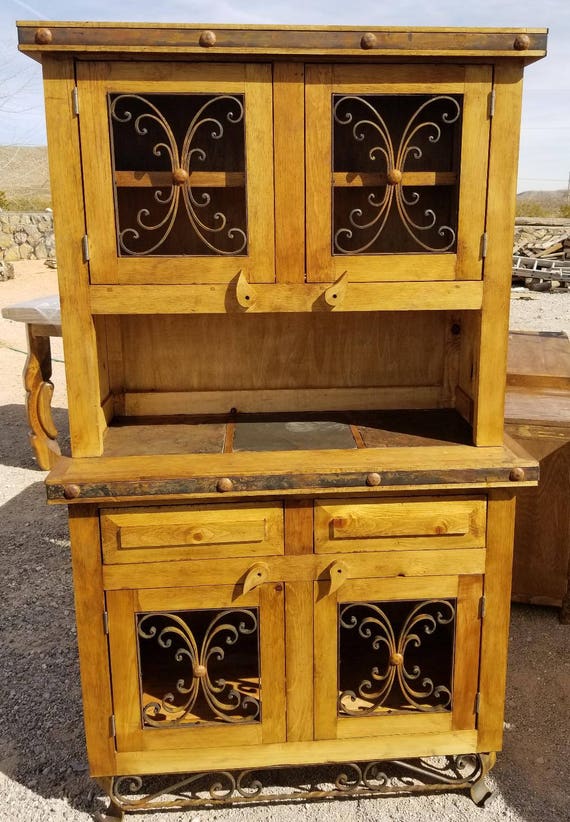 Rustic Slate Kitchen Hutch Bathroom Vanity Etsy