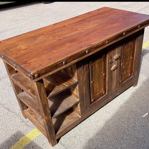 Rustic Kitchen Island - Etsy