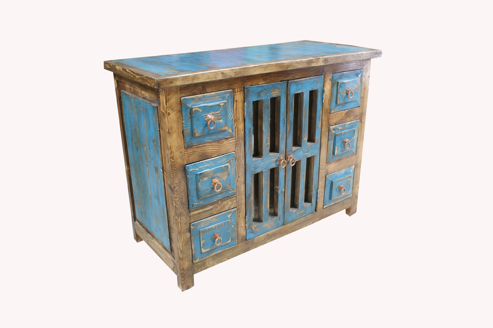 Burbank Rustic Bathroom Vanity Etsy