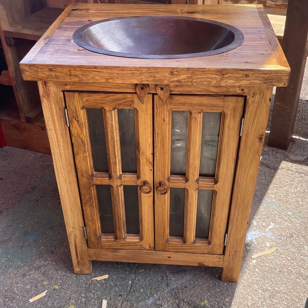 Rustic Bathroom Vanity - Etsy