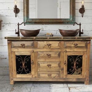 Rustic Saint Andrew Bathroom Vanity/ Buffet Cabinet