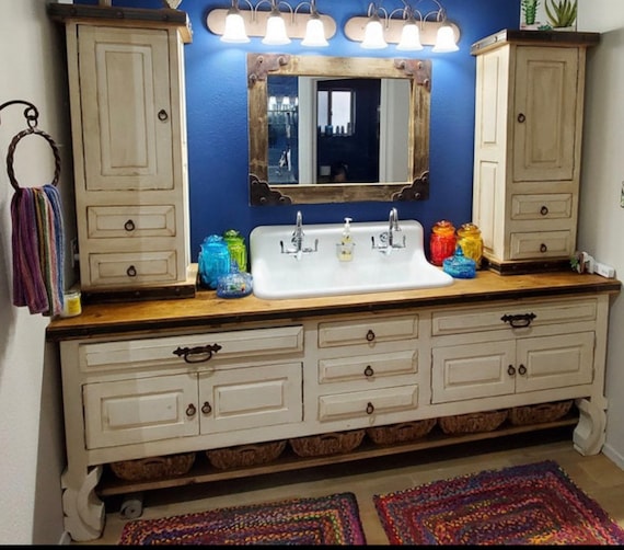 Don Pio Tower Don Pio Tower, Don Pio Rustic Reclaimed Wood Bathroom Vanity
