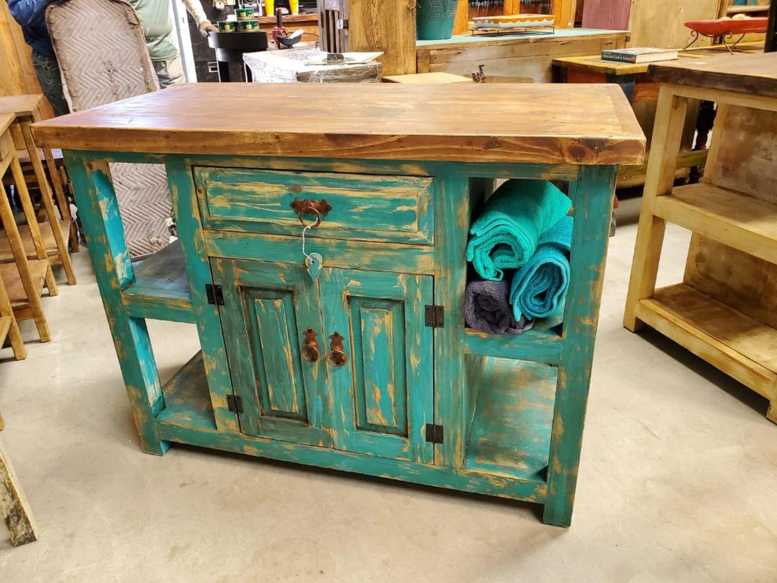 Rustic Bathroom Vanity - Etsy