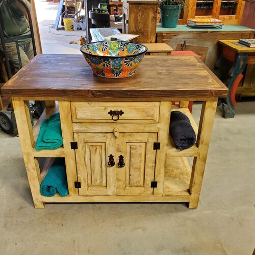 Rustic Bathroom Vanity Etsy